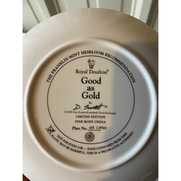 Good as gold Plate - Picture 3 of 3